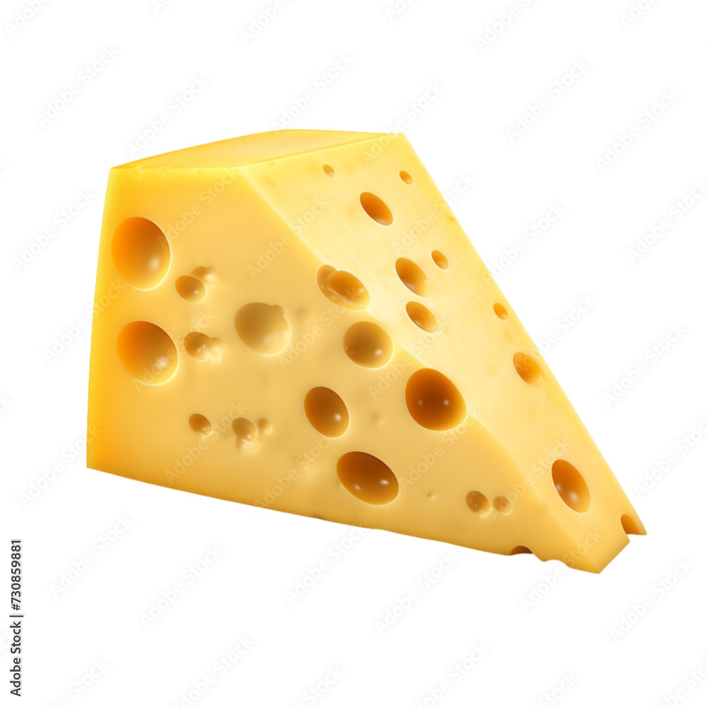 piece of cheese isolated on white background with clipping path and full depth of field piece of cheese isolated on white background with clipping path and full depth of field