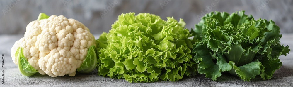 Fresh Lettuce Leaves for a Healthy Salad Generative AI Fresh Lettuce Leaves for a Healthy Salad Generative AI