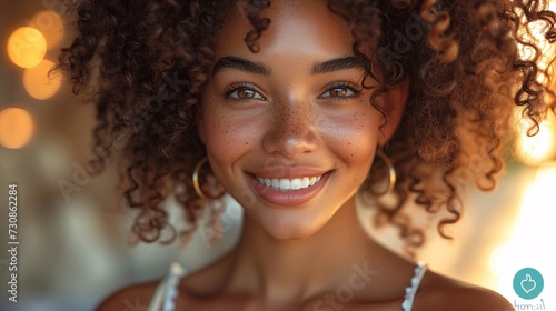 Summer Smile: A Celebration of Freckles and Sun-Kissed Skin Generative AI © Bipul