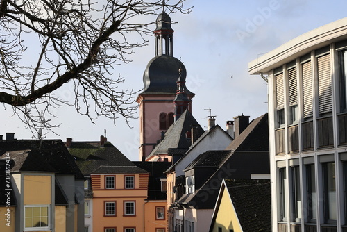 Blick in die Altstadt von Wittlich in Rheinland-Pfalz	 photo