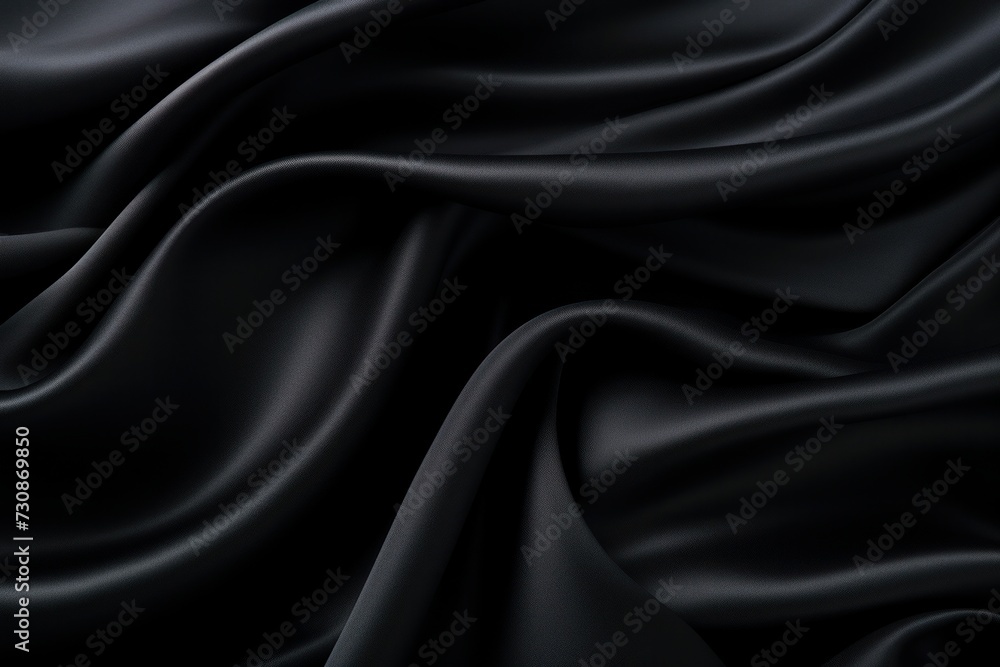 black silk background, abstract wavy black background black silk background, abstract wavy black background
