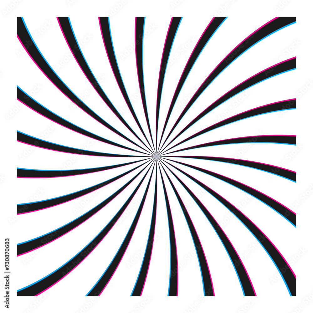 Fototapeta premium Psychedelic Spiral Background