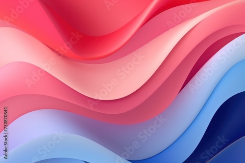 colorful abstract wavy background , blue and pink modern trendy background
