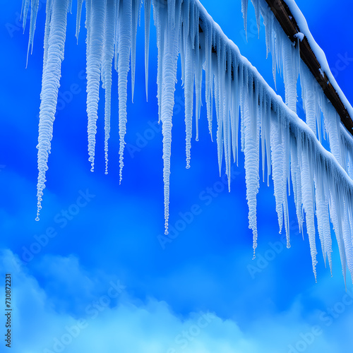 icicles in Winter  ai-generatet