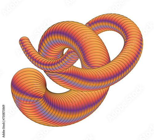 The spiral. Curved lines create a spiral weave. A design element for the embodiment of creative ideas
