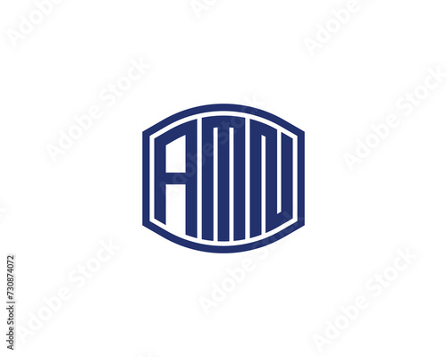 AMN Logo design vector template