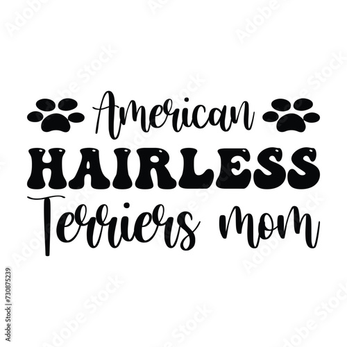 American hairless terriers mom
