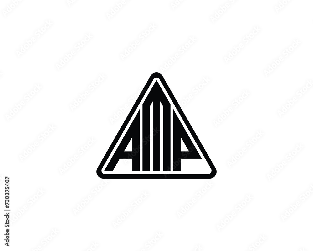 AMP logo design vector template AMP logo design vector template