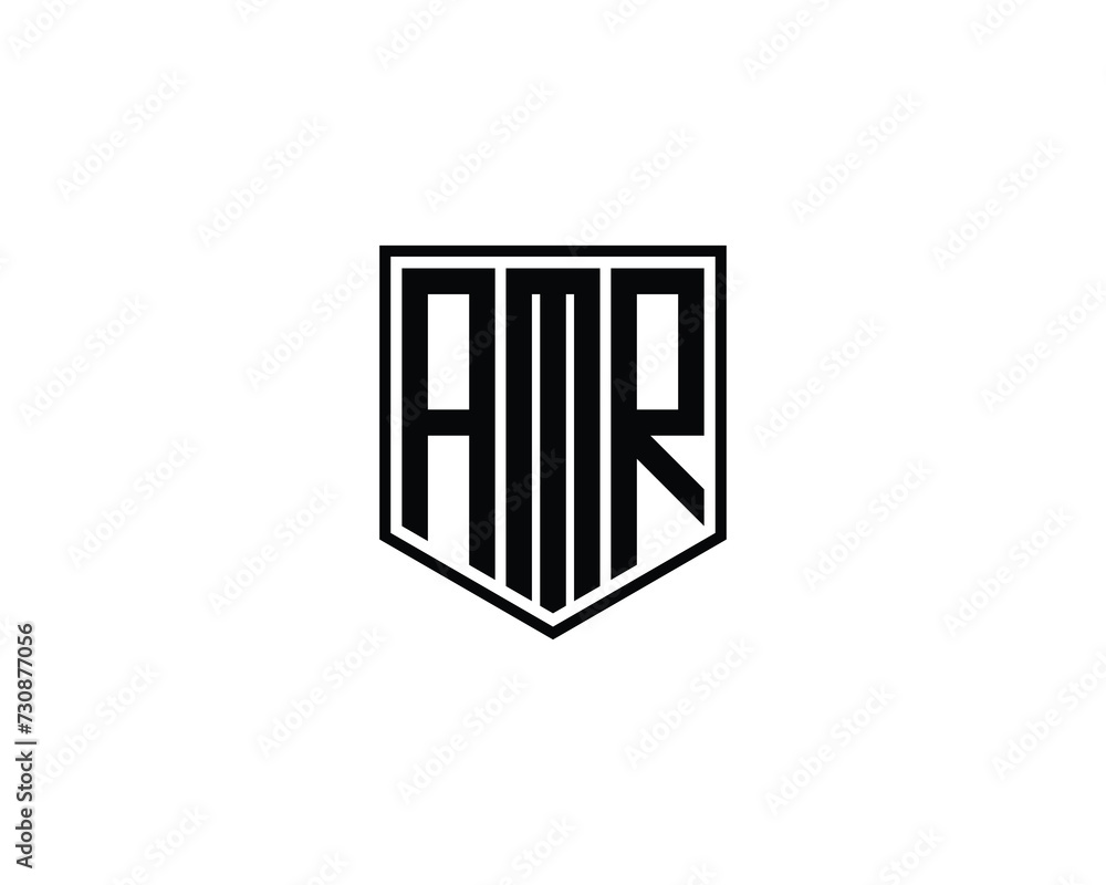 AMR Logo design vector template