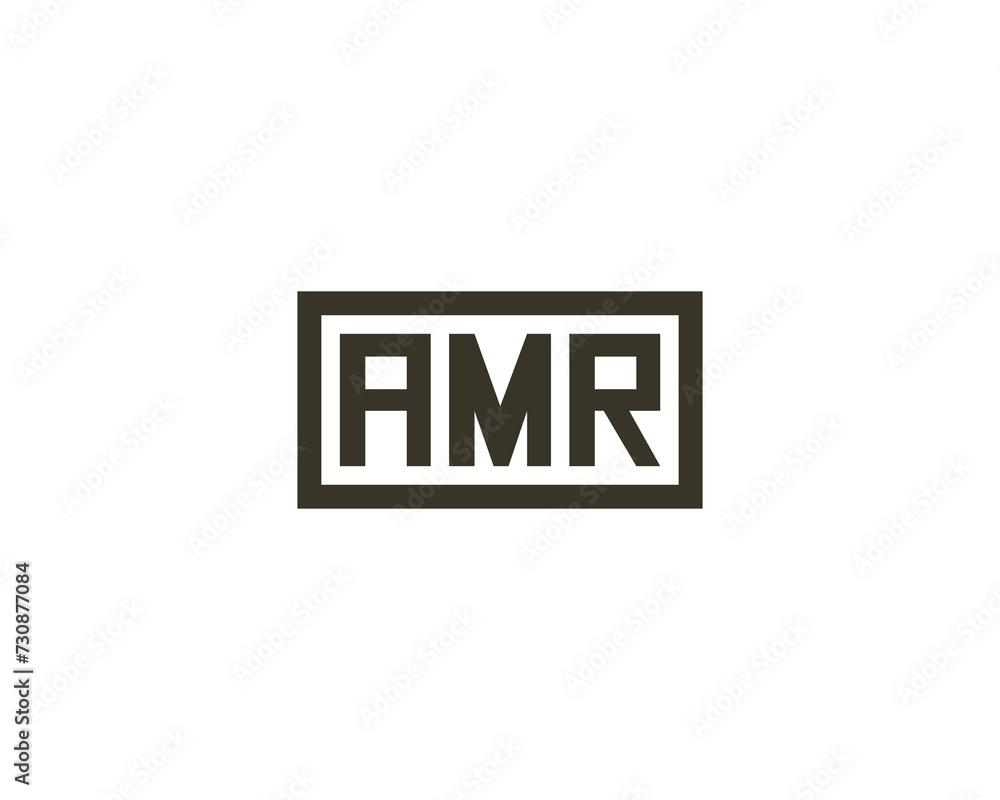 Fototapeta premium AMR Logo design vector template