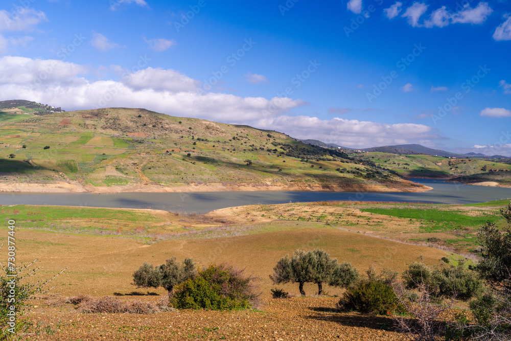 Landscape of northern Tunisia - Sejnene region - Tunisia
