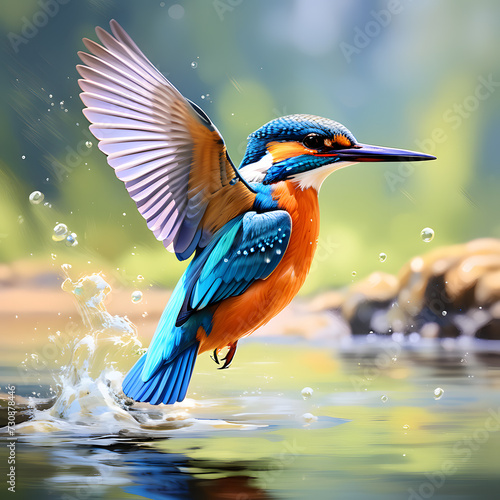 Kingfisher, ai-generatet