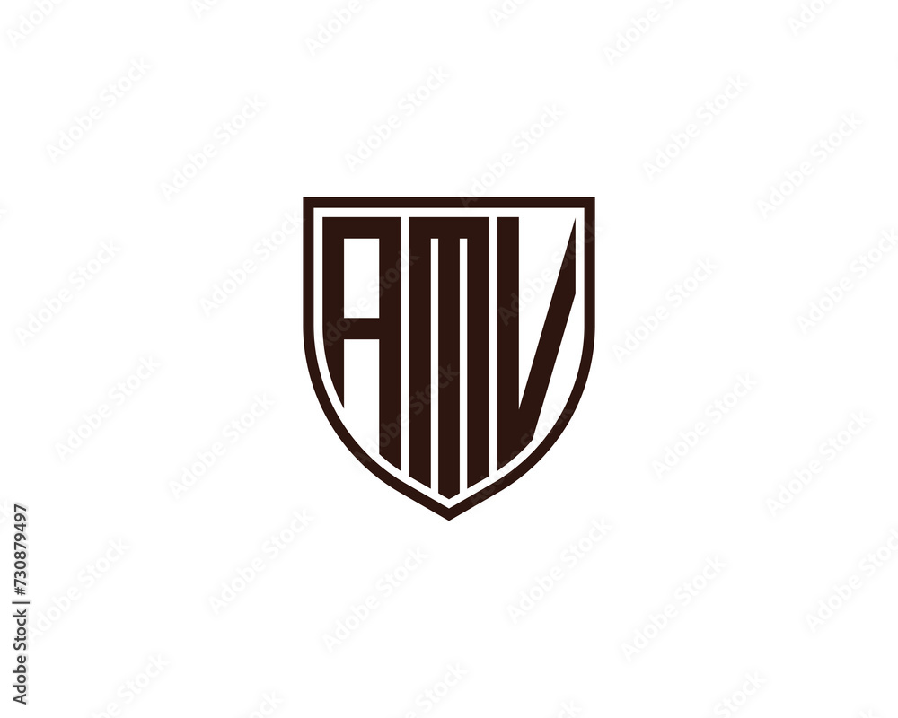 AMV Logo design vector template AMV Logo design vector template