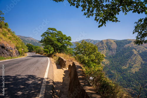 Charmady Ghat is a mountain pass in the Western Ghats range in the kadur to mangalore Road of Karnataka, India photo