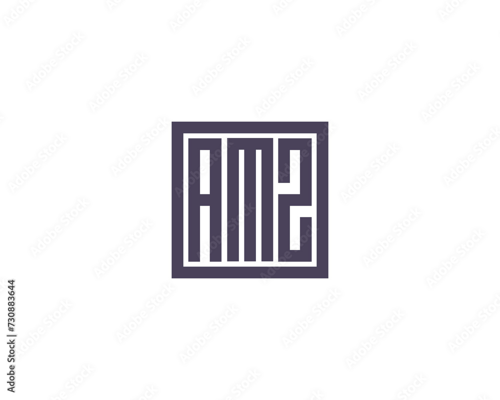 AMZ Logo design vector template