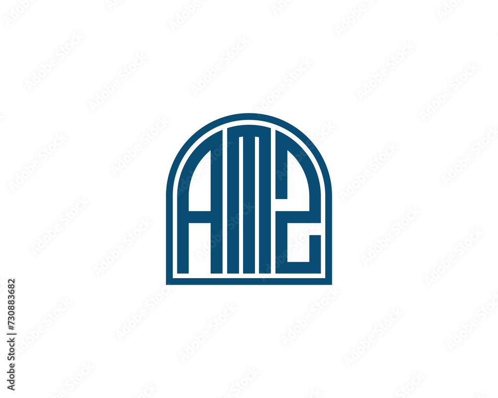 AMZ Logo design vector template