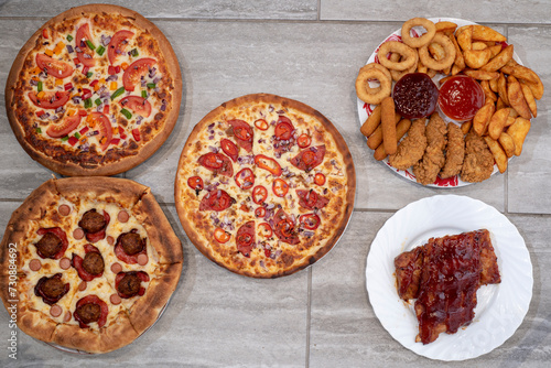 Pizzas, Ribs & Sides