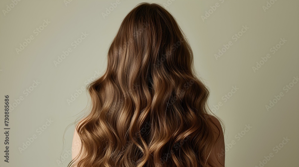 Fototapeta premium Hair of a woman For Shampoo Ads