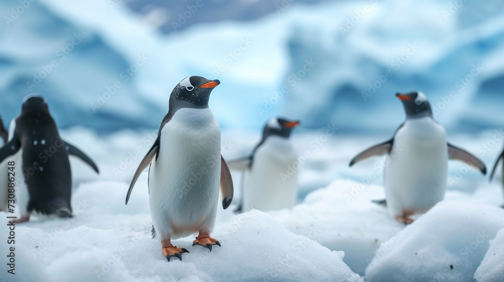 Fototapeta premium Penguins. 