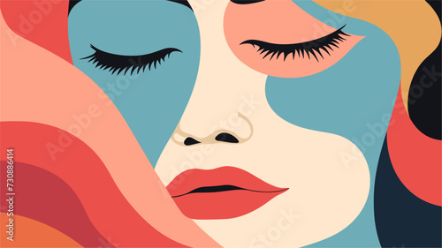 Vector background inspired by gender equality  incorporating fluid patterns  balanced colors  and empowering quotes for a visually dynamic and emotionally resonant composition celebrating equality.