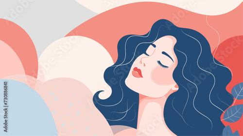 Vector background inspired by feminism  incorporating dynamic patterns  energetic colors  and motivational quotes for a visually dynamic and emotionally resonant composition celebrating gender