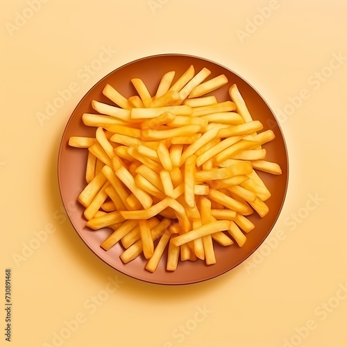 Plate of French Fries
