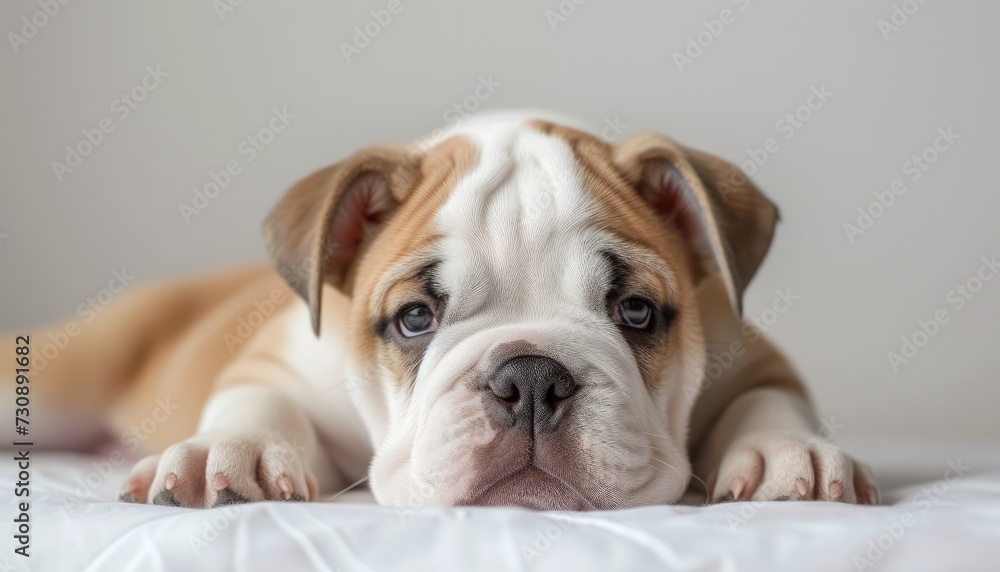 puppy english bulldog 