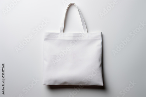 White tote bag for mockup and branding design