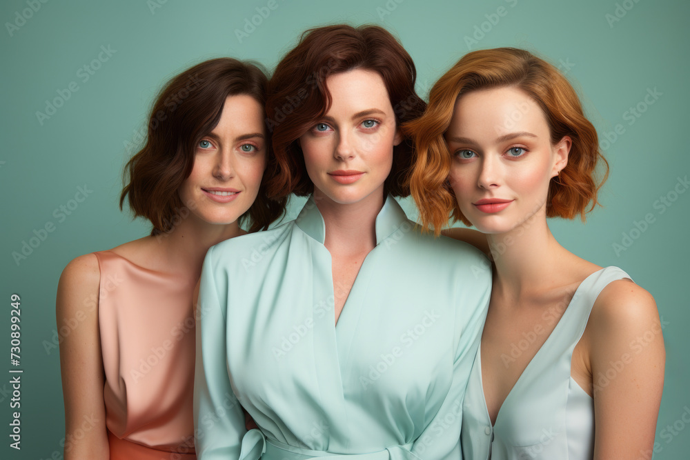 Three Women Standing Together Three Women Standing Together