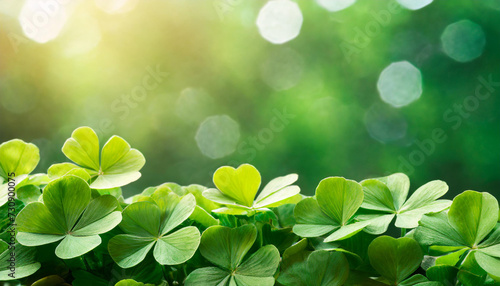 St. Patrick's Day background with space for text for a banner or flyer for St. Patrick's Day