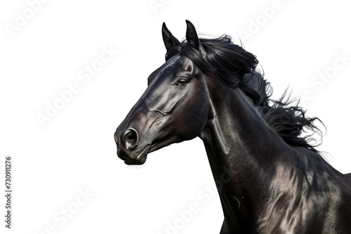 Dark Horse on transparent background © AIstudio1