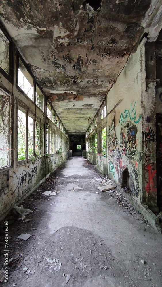 Fototapeta premium Bâtiments abandonés