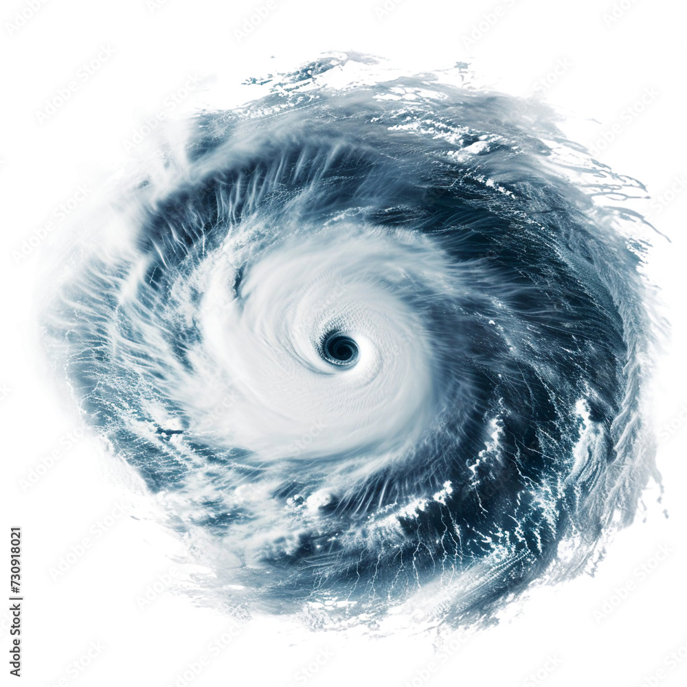 Cyclone, transparent background.