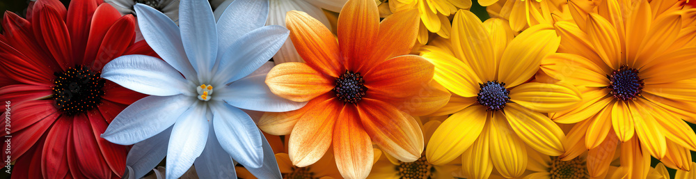 Obraz premium Vibrant Floral Beauty: Blossoming Yellow Dahlia in a Lush Garden