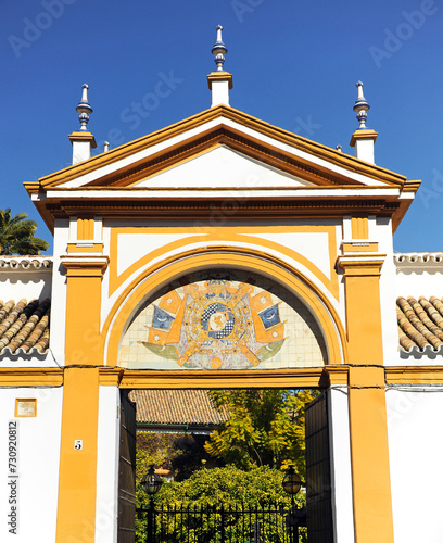 Palacio de Dueñas propiedad del Duque de Alba, uno de los palacios más importantes de Sevilla, Andalucía, España