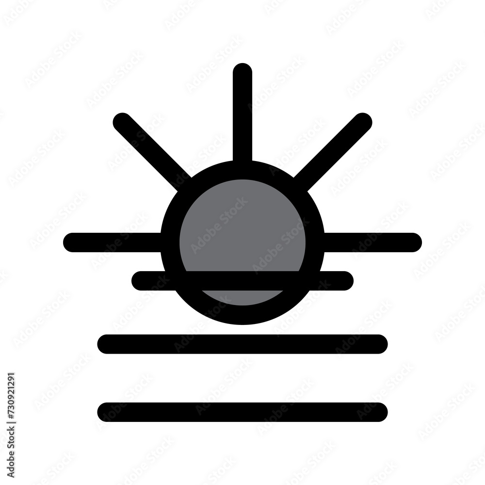 Fog day icon PNG Fog day icon PNG