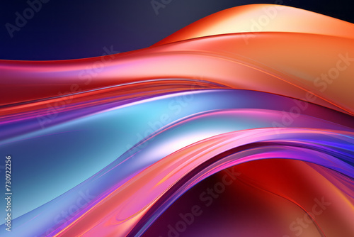 Close-Up of Vibrant Abstract Background