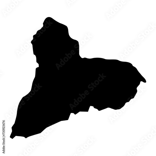 Tacuarembo Department map, administrative division of Uruguay. Vector illustration. photo