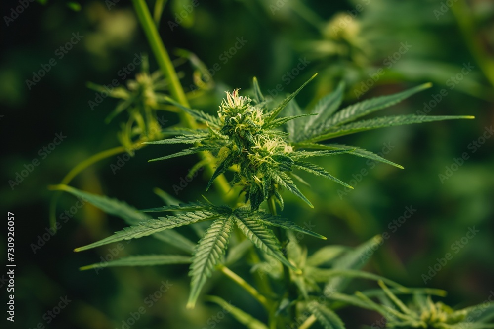 Cannabis flower grown for medicinal. Cannabis flower grown for medicinal.
