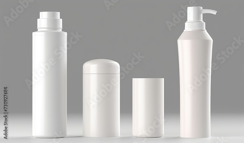 white cosmetic cream container and tube for cream, ointment, toothpaste, lotion Mock up bottle. Gel, powder, balsam. Soap pump. Containers for bulk mixtures.
