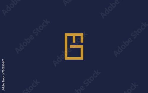 letter mg square logo icon design vector design template inspiration