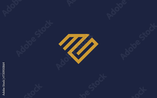 mg letter with diamond logo icon design vector design template inspiration