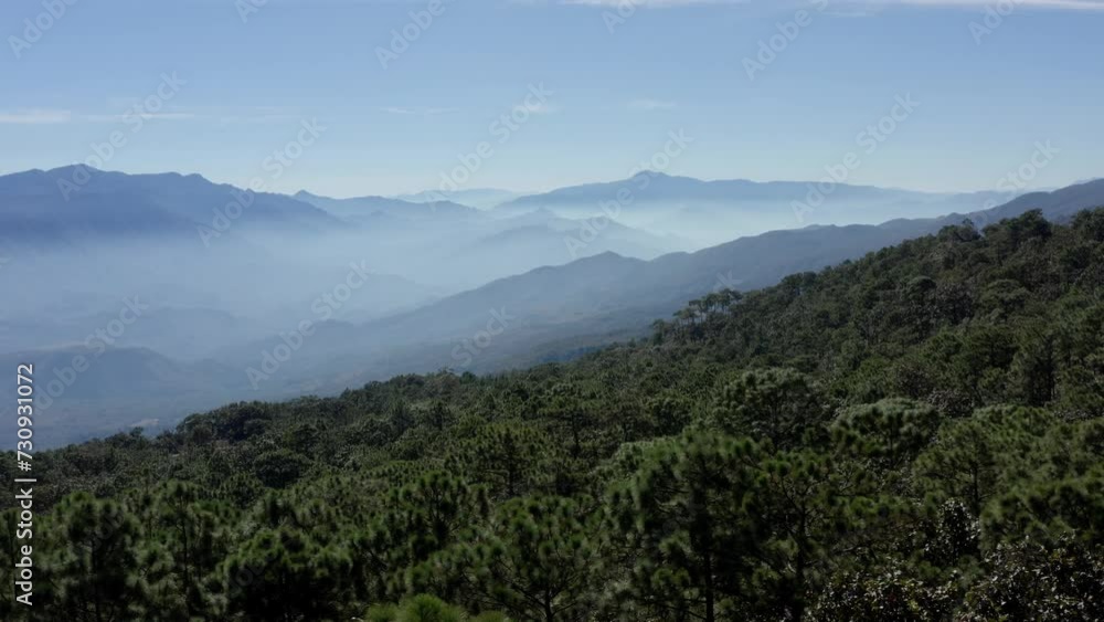 Shots in Nayarit above the mountain range in Mexico Shots in Nayarit above the mountain range in Mexico