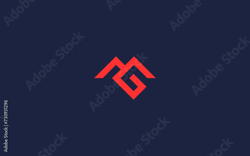 letter mg logo icon design vector design template inspiration