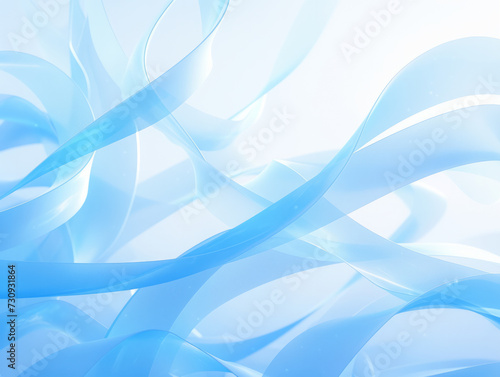 Blurry Photo of Blue and White Background