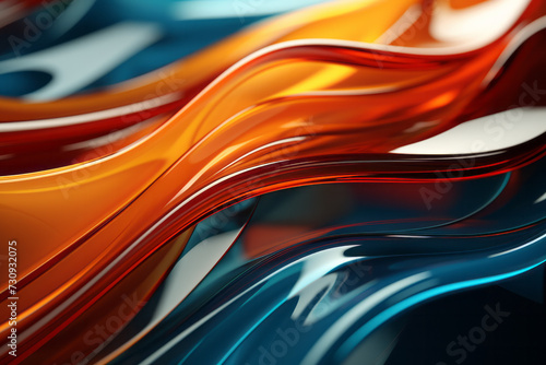 Close-Up of Vibrant Abstract Background With Bold Colors