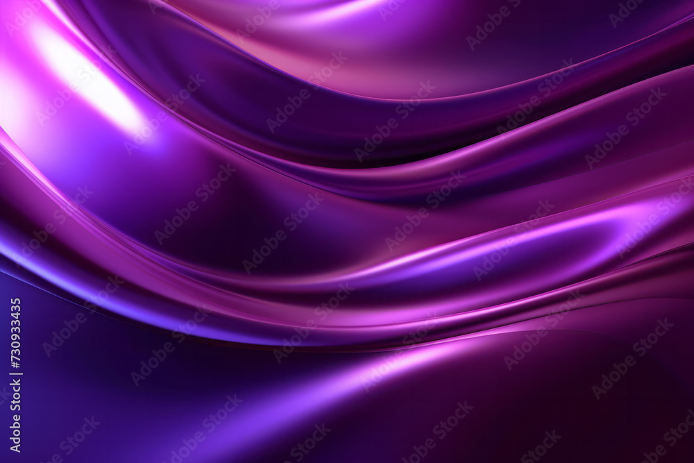 Fototapeta premium Purple and Blue Wavy Lines Background