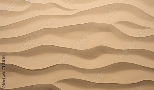 Texture, surface of sea sand. Natural background. Waves of sand. Seascape. Dunes. Copy space
