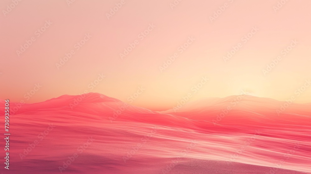 The backdrop is pink, red, purple, and green. Serene with soft gradients Free from any objects or shapes.
