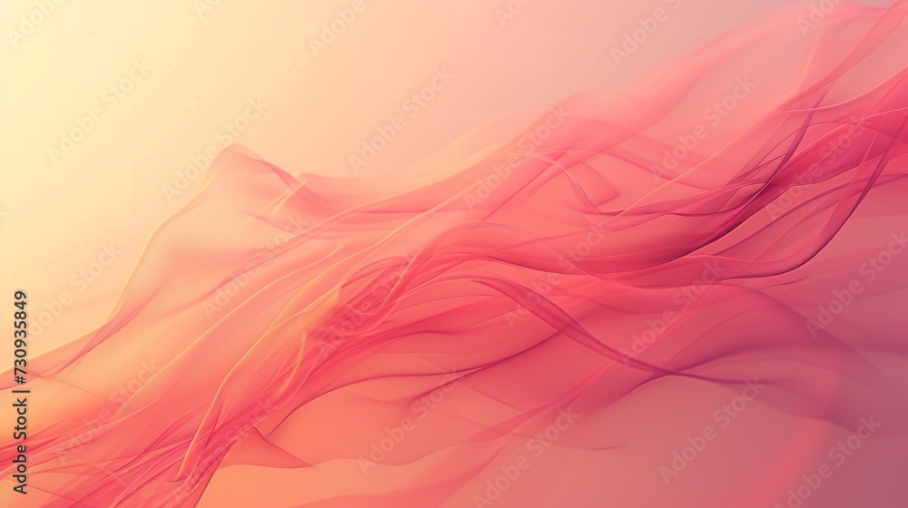 The backdrop is pink, red, purple, and green. Serene with soft gradients Free from any objects or shapes.